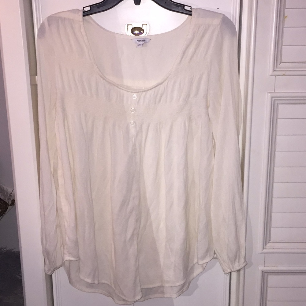 Sonoma - White Loose Fitting Shirt